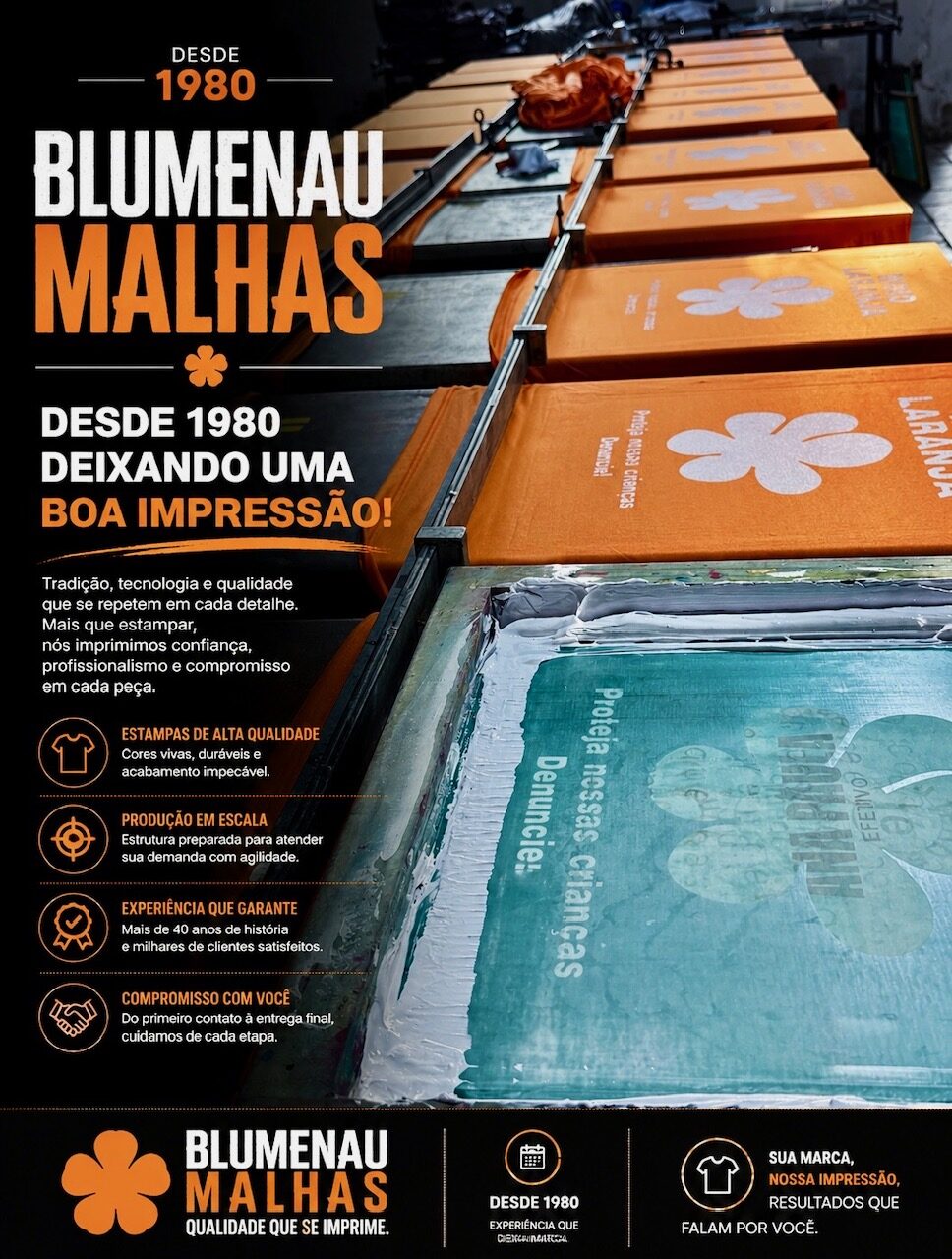 Trabalho em silk screen