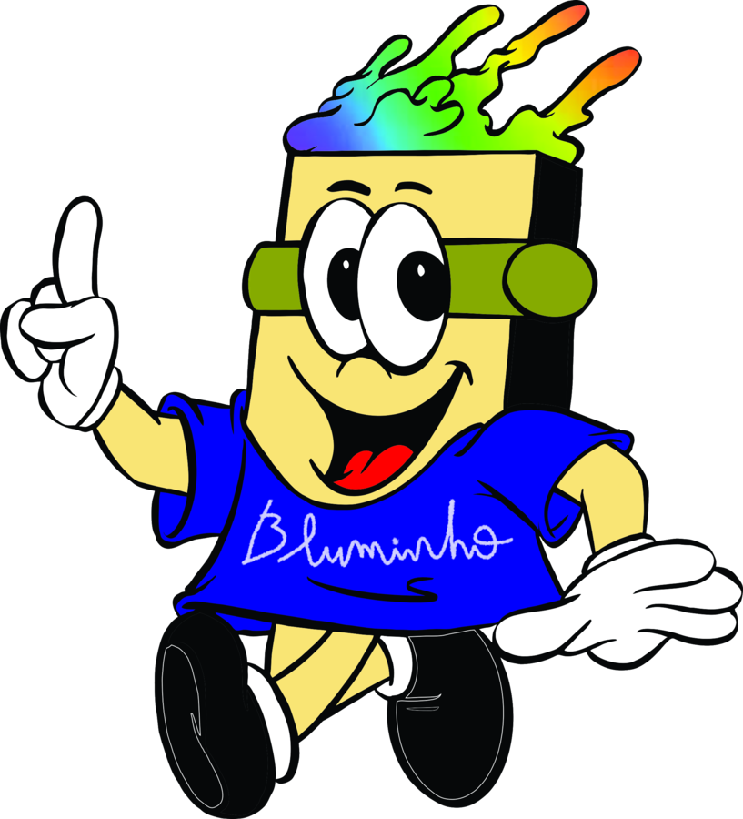 Bluminho — mascote da Blumenau Malhas
